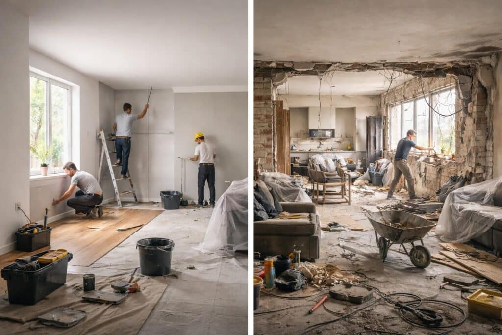 découvrez comment choisir entre rénover pièce par pièce ou tout en une fois, avec des conseils pour optimiser votre budget et votre temps.