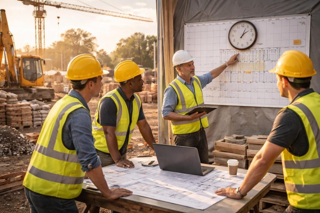 découvrez les méthodes clés pour estimer avec précision la durée réelle d’un chantier et optimiser la gestion de vos projets de construction.