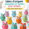 Enfants s'amusant à réaliser des créations en origami colorées.