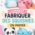 Des squishies en papier colorés faits maison pour éveiller la créativité.