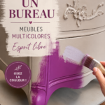 Bureau coloré rénové avec de multiples couleurs vives et un style moderne