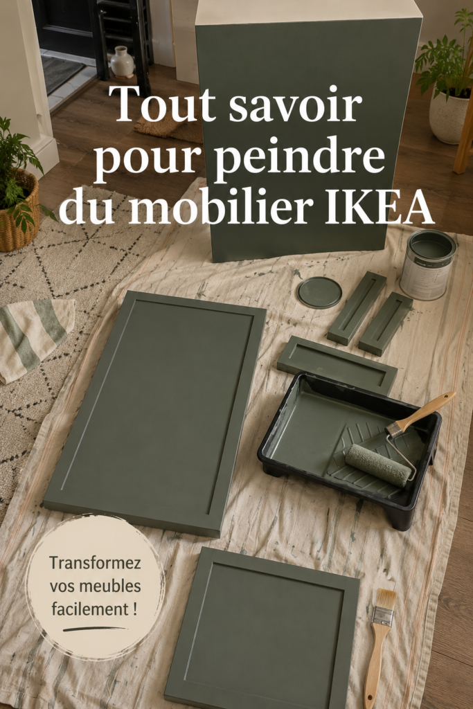 Un meuble IKEA modernisé par une peinture élégante