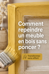 Un meuble en bois relooké avec de la peinture sans ponçage, décoré dans un intérieur chaleureux