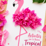 Un groupe de femmes s'amusant autour d'activités tropicales en extérieur.