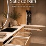 Aménagement élégant d'un placard chic avec des rangements pratiques.