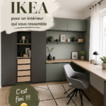 Un intérieur moderne décoré avec des meubles IKEA fonctionnels et esthétiques.