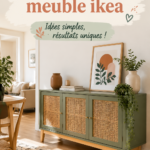 Exemple de meuble Ikea détourné en une pièce décorative unique