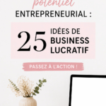 Femme souriante travaillant sur un projet de business à domicile