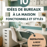 Idée de bureau à domicile moderne et pratique IKEA