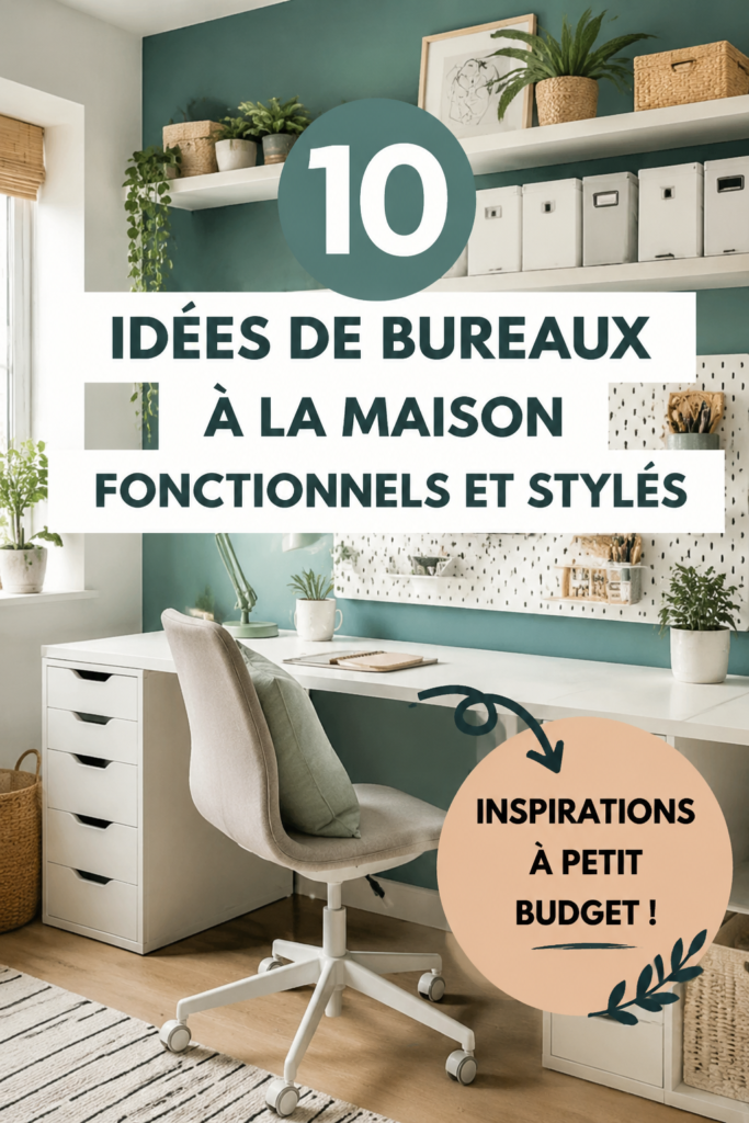 Idée de bureau à domicile moderne et pratique IKEA