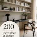 Un salon épuré avec une décoration minimaliste en blanc et bois.