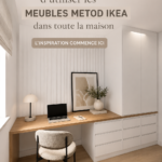 Un intérieur moderne avec des meubles IKEA METOD bien agencés dans une cuisine.