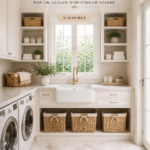 Un salon moderne et chaleureux avec des touches de décoration intérieure.