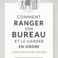 Bureau bien organisé avec des fournitures à portée de main