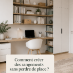 Intérieur moderne avec des rangements bien organisés