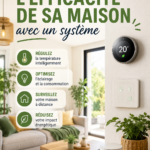 Une maison lumineuse et bien organisée, symbole d'efficacité et de confort.
