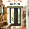 Une entrée de maison chaleureusement aménagée avec des éléments de décoration pratiques.