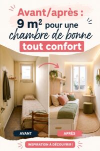 Transformation d'une chambre de bonne en un espace cosy et fonctionnel.