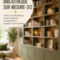 Bibliothèque sur mesure réalisée avec des meubles IKEA, moderne et élégante