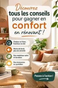 Un salon réaménagé pour plus de confort avec des meubles douillets et un éclairage chaleureux.