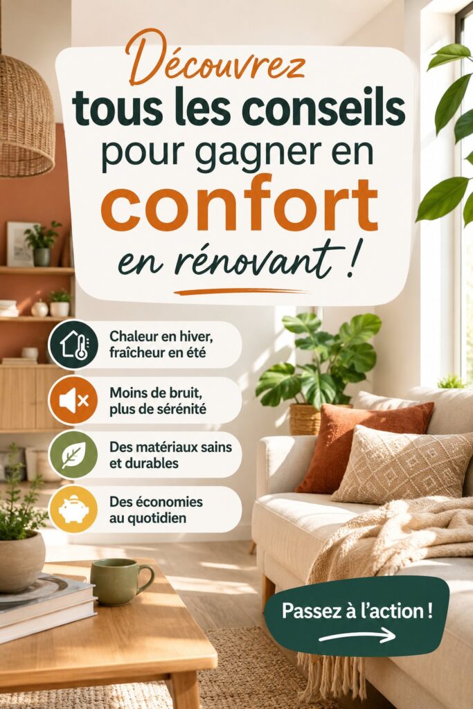 Un salon réaménagé pour plus de confort avec des meubles douillets et un éclairage chaleureux.