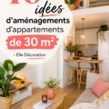 Un appartement de 30 m2 bien aménagé avec un coin salon et un espace de travail