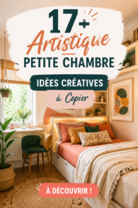 Une petite chambre décorée avec des solutions créatives et optimisées