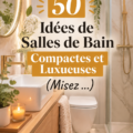 Salle de bain élégante et compacte avec des éléments modernes et pratiques