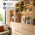Meuble sur mesure en bois fabriqué en France, design moderne
