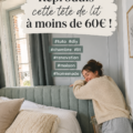 Tête de lit DIY élégante réalisée à moindre coût dans une chambre cosy