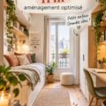 Chambre de 11 m² aménagée avec style et fonctionnalité.