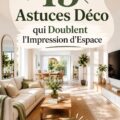 Un salon lumineux avec des couleurs claires et un aménagement ouvert. Idées déco pour agrandir l'espace.