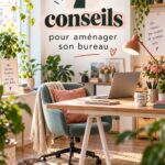 Un bureau lumineux et coloré, bien aménagé pour la créativité