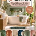 Salle de bains moderne avec des accents de couleurs tendance