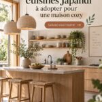 Cuisines Japandi modernes et chaleureuses