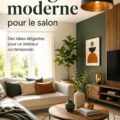 Salon moderne avec un design épuré et des couleurs neutres