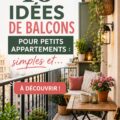 Idée d'aménagement de balcon accueillant pour un petit appartement