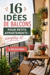 Idée d'aménagement de balcon accueillant pour un petit appartement