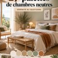 Palettes de couleurs neutres pour chambres modernes