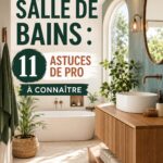 Salle de bains rénovée avec style et fonctionnalité, décor moderne.
