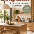 Cuisine au style Japandi alliant esthétique scandinave et touches japonaises