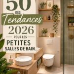 Petite salle de bain rénovée avec des couleurs modernes et des rangements optimisés