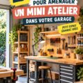 Aménagement d'un garage en mini atelier DIY avec des rangements optimisés