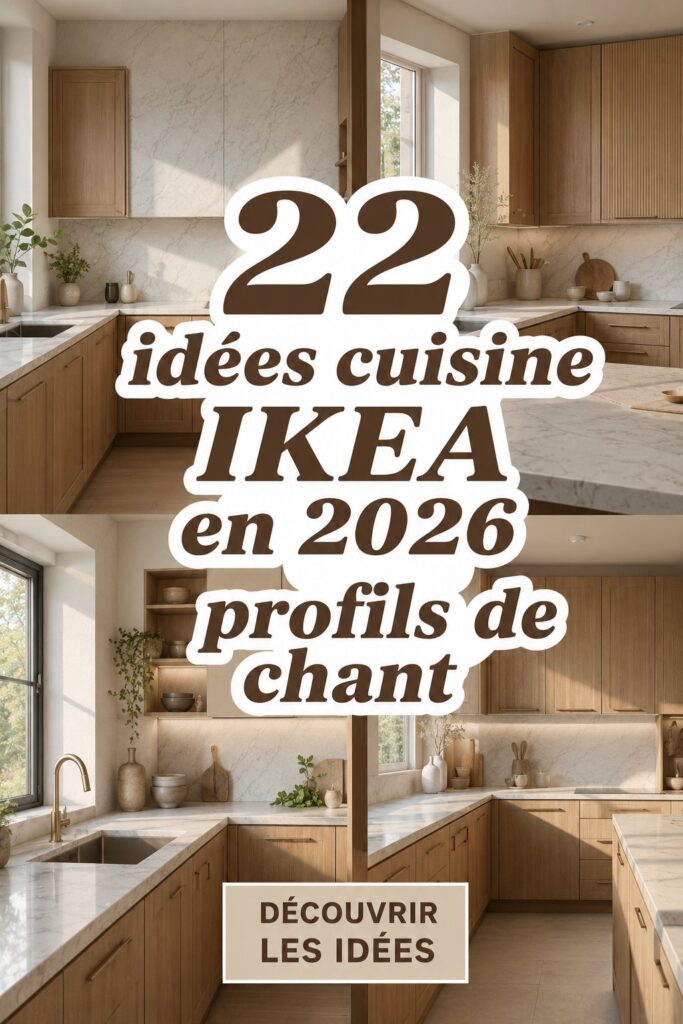 Une cuisine moderne avec des contours élégants en bois et en métal.