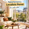 Appartement chaleureux à Levallois-Perret avec une décoration moderne et accueillante.