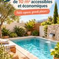 Mini piscine dans un jardin moderne de 10 m2