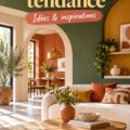 Mur décoré avec des couleurs tendance 2026
