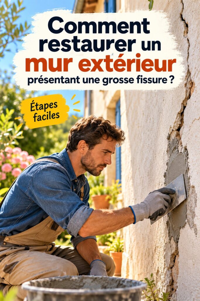 Un mur extérieur fraîchement rénové avec une peinture vivante.